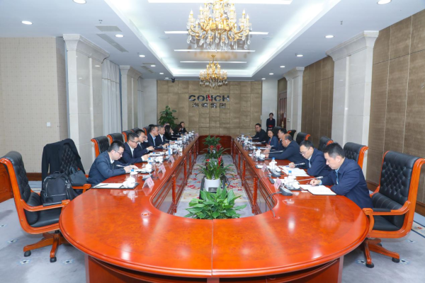 郵儲銀行安徽省分行黨委書(shū)記吳之雄一行來(lái)海螺訪(fǎng)問(wèn)交流